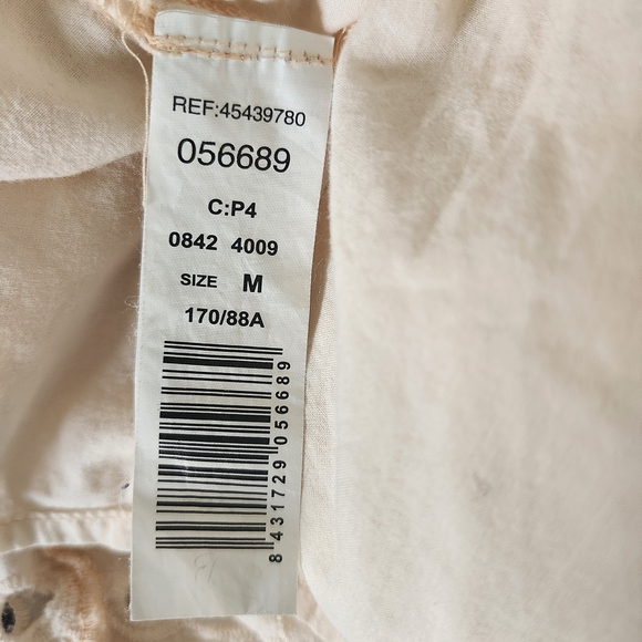 MANGO Eyelet Embroidered Babydoll Dress Size US S / EU M Summer Romantic Boho - Picture 13 of 13